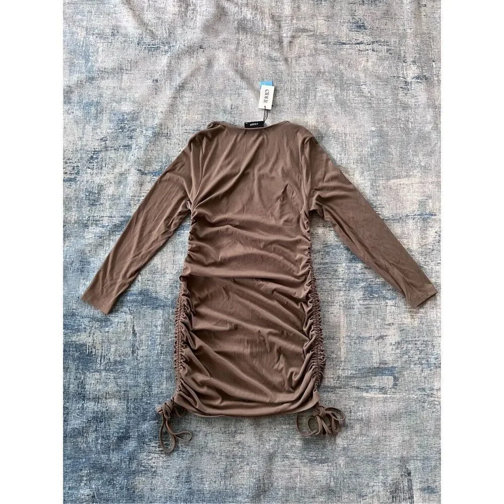 Cider brown ribbed